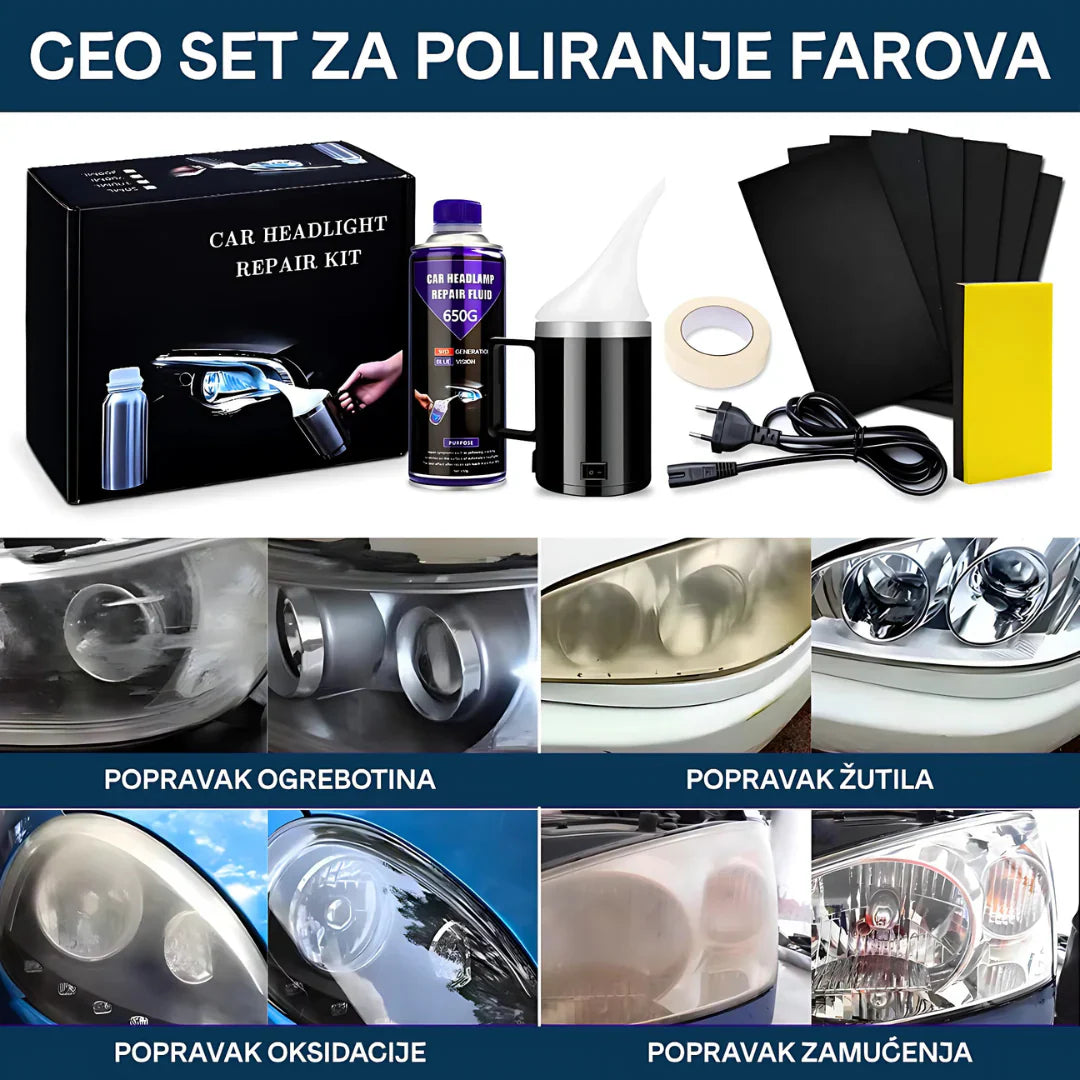SET ZA POLIRANJE FAROVA