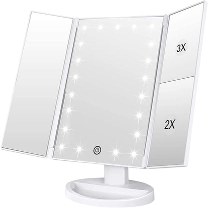 Sklopivo Ogledalo sa LED svetlom - SuperStar