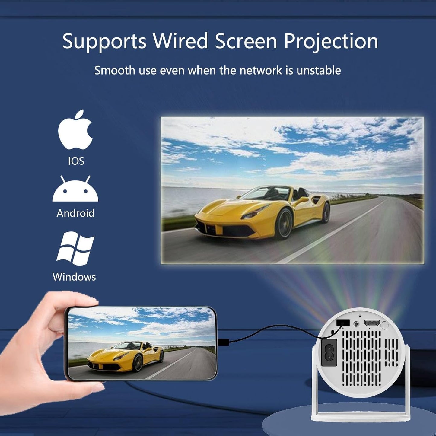 Mini projektor 4K