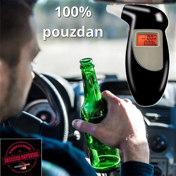 Digitalni alkotest sa zvučnim upozorenjem
