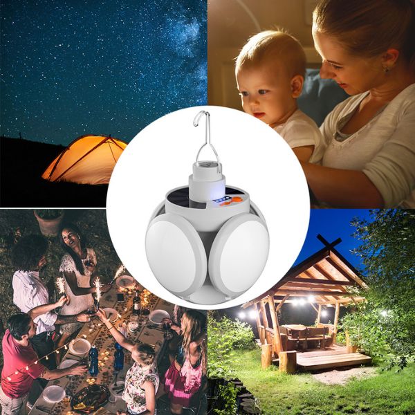 2-u-1 sklopiva solarna lampa | FOLDGLAZE