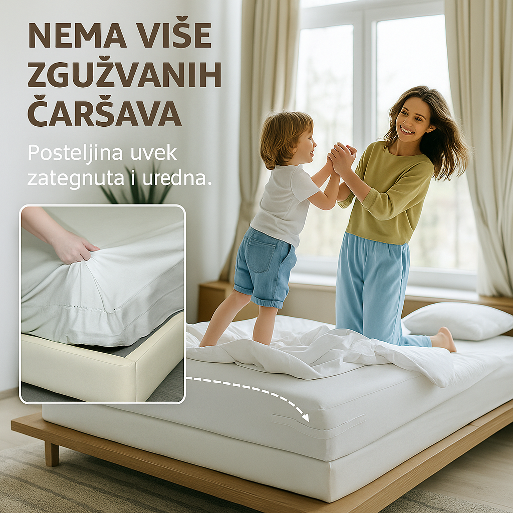 Nevidljivi držači za čaršav (4 kom) | EVOHOLD