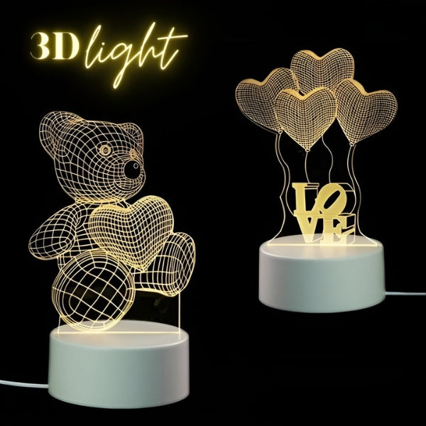 LEDLOVE - Slatko 3D LED svetlo - Asortimania