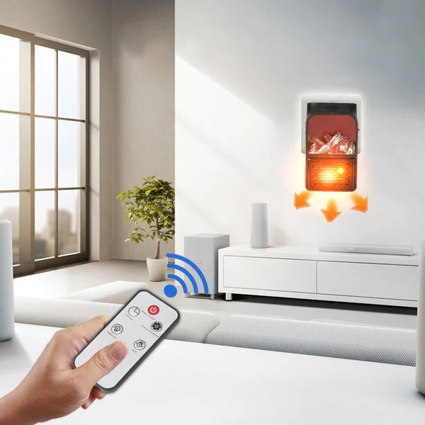 Flame Heater – Zidna grejalica sa efektom plamena sa daljinskim 1000W