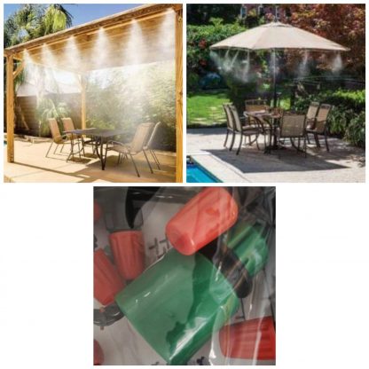 Sistem za hlađenje vodenom maglom (prskalice za vodenu maglu, prskalice za baštu)