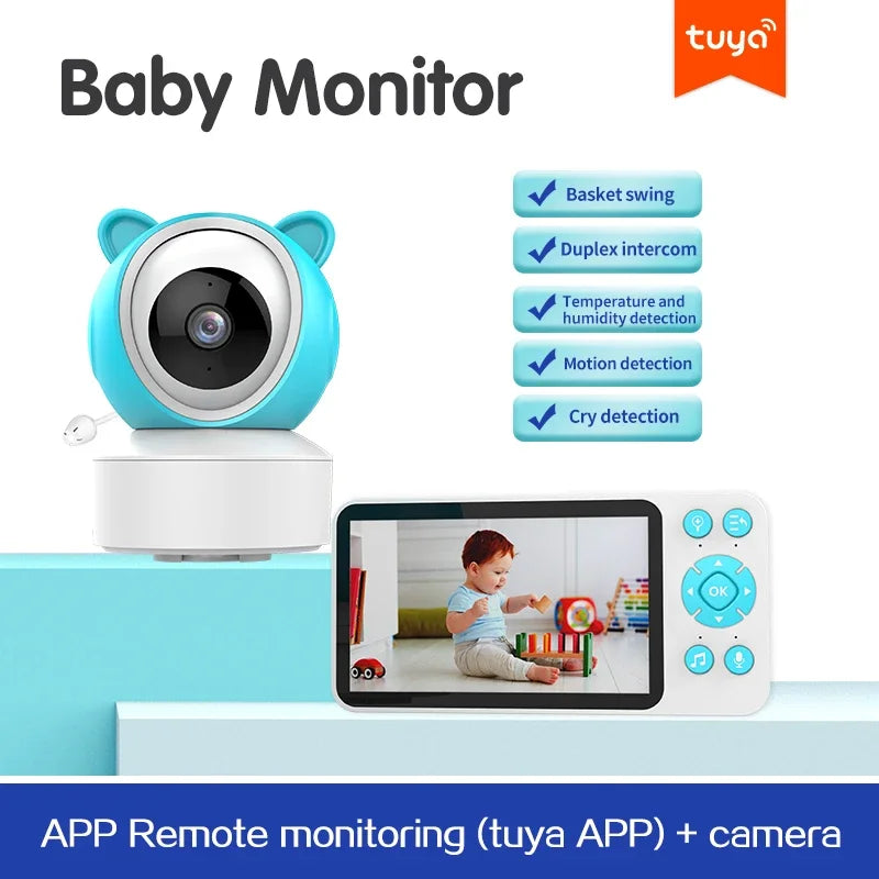 WiFi pametni monitor za bebu sa detekcijom pokreta, zvuka i kontrole audio video