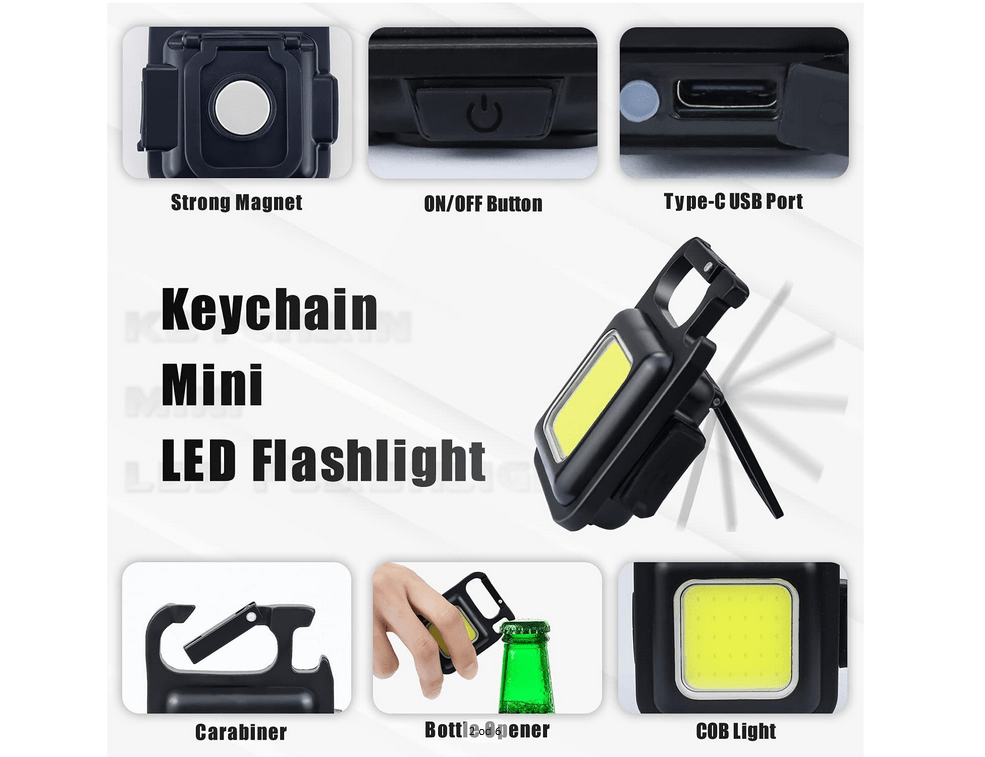 Mini punjiva COB lampa-privezak