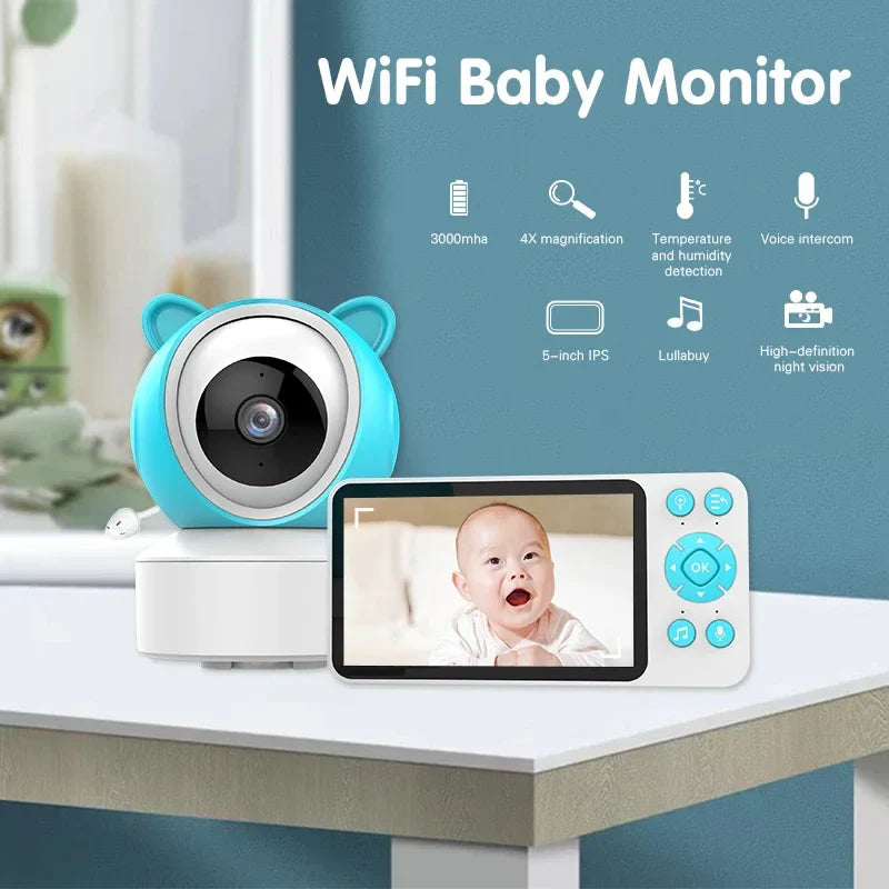 WiFi pametni monitor za bebu sa detekcijom pokreta, zvuka i kontrole audio video