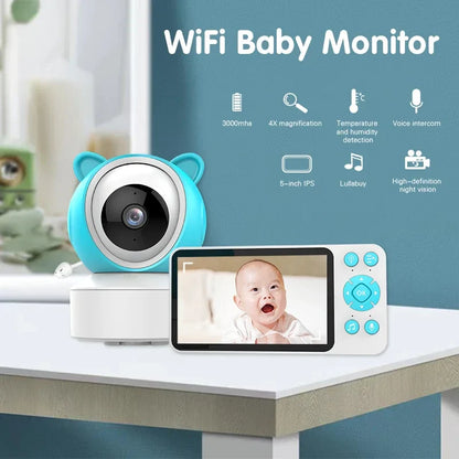 WiFi pametni monitor za bebu sa detekcijom pokreta, zvuka i kontrole audio video