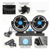 Dupli ventilator za auto 12v HX- T303