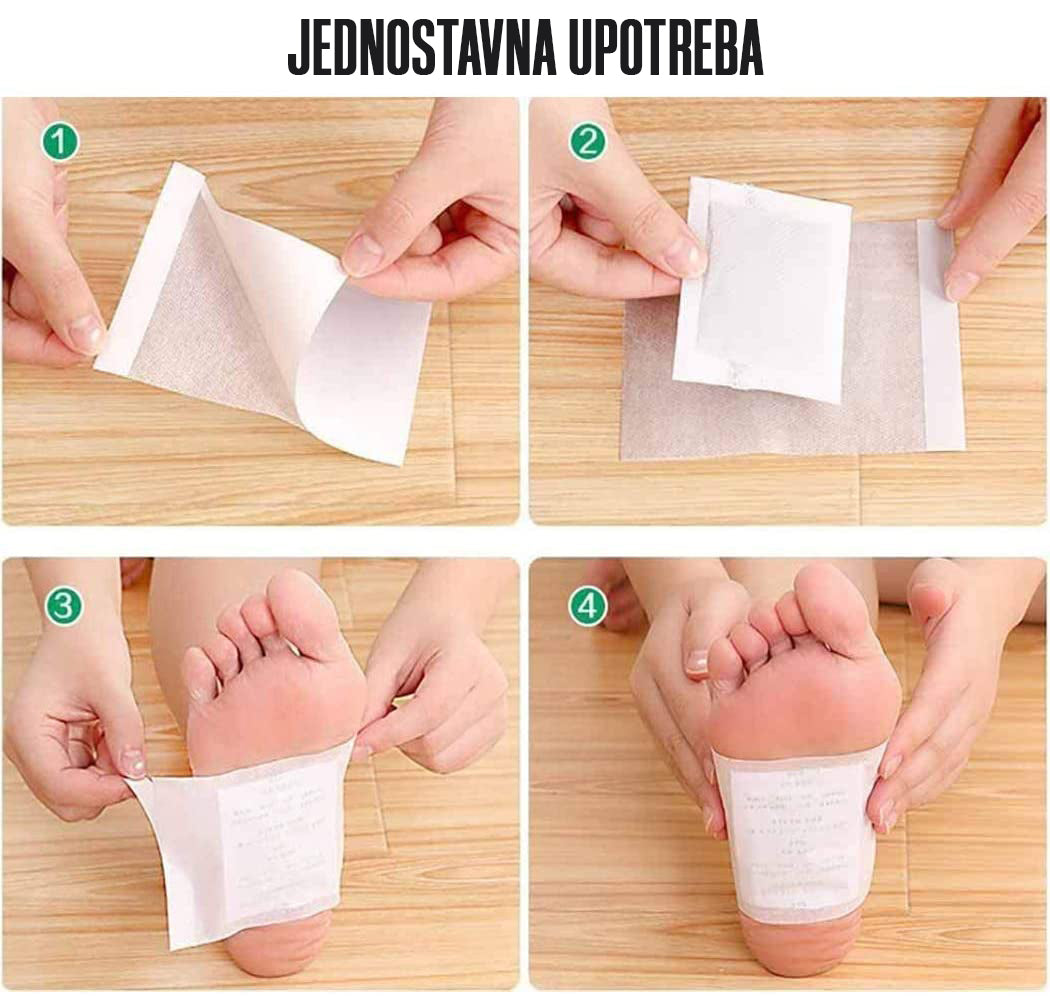 KINOKI – Paket od 4 flastera za detoksikaciju tela za 1350 RSD