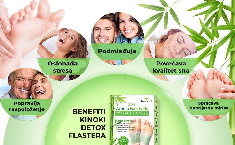 KINOKI – Paket od 4 flastera za detoksikaciju tela za 1350 RSD