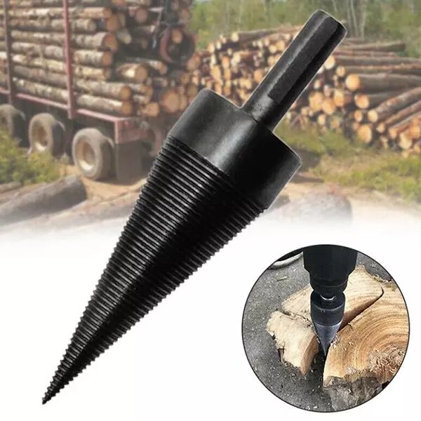 Drvena cepača sa konusnom burgijom