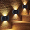 Set od 4 Solarne Zidne Lampe