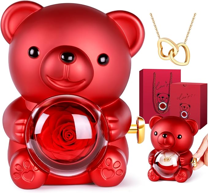 Meda sa ružom i ogrlicom, Rotirajući meda