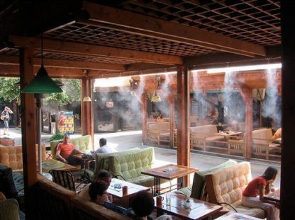 Sistem za hlađenje vodenom maglom (prskalice za vodenu maglu, prskalice za baštu)