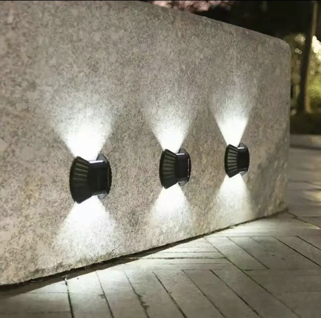 Set od 4 Solarne Zidne Lampe