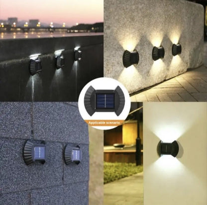 Set od 4 Solarne Zidne Lampe