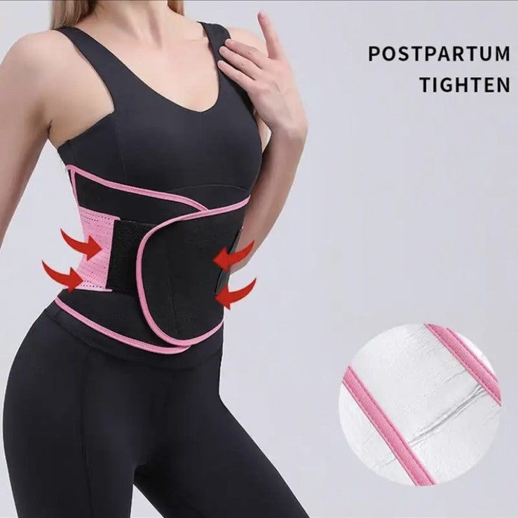 Crni Steznik za Mršavljenje sa Trakom za Zatezanje